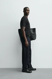 RELAXED FIT KNIT T-SHIRT