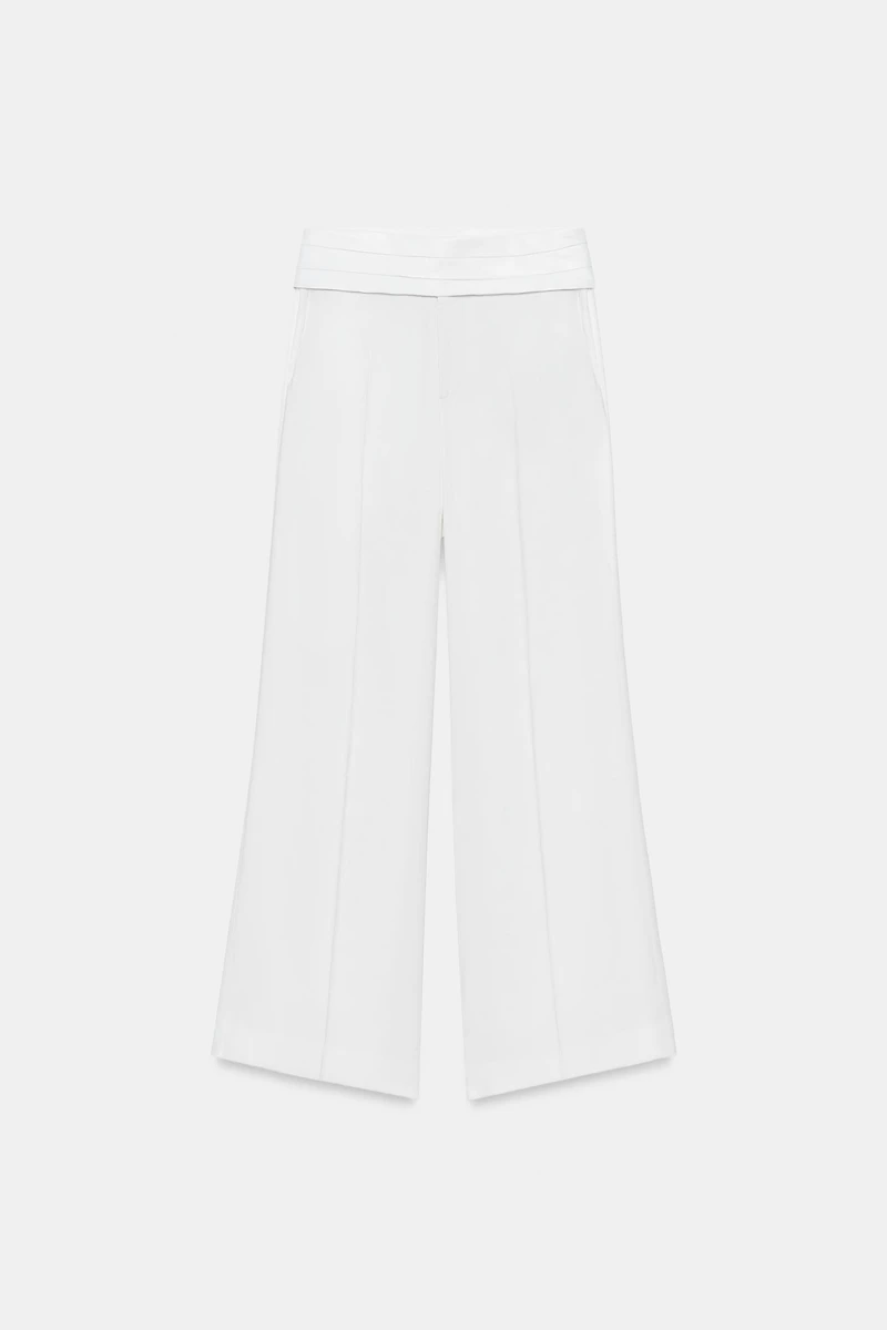 ZW COLLECTION LINEN BLEND CULOTTES