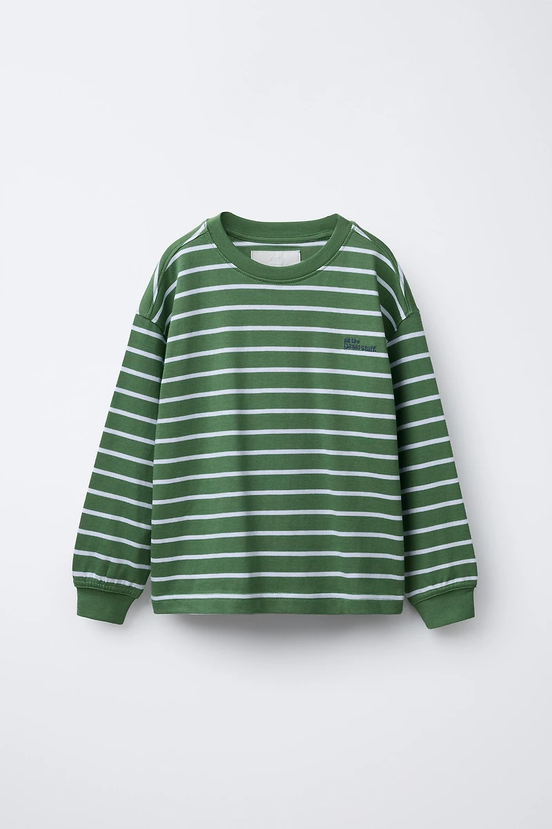 HEAVYWEIGHT STRIPED T-SHIRT