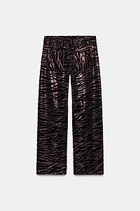 VELVET SEQUIN PANTS