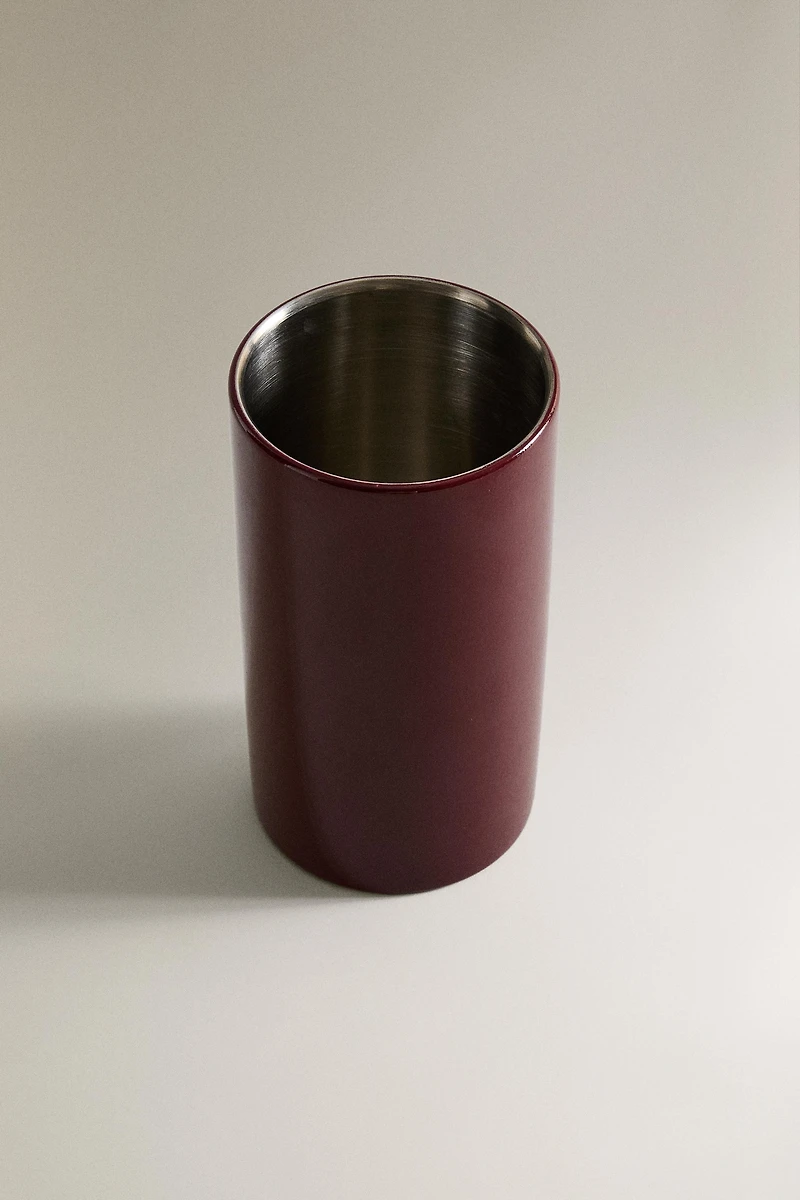 POT À CRAYONS MÉTAL CYLINDRIQUE