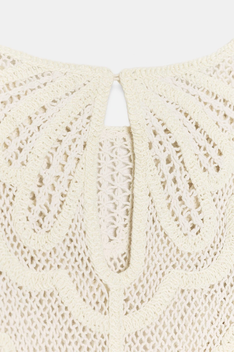 CROCHET SHORT DRESS