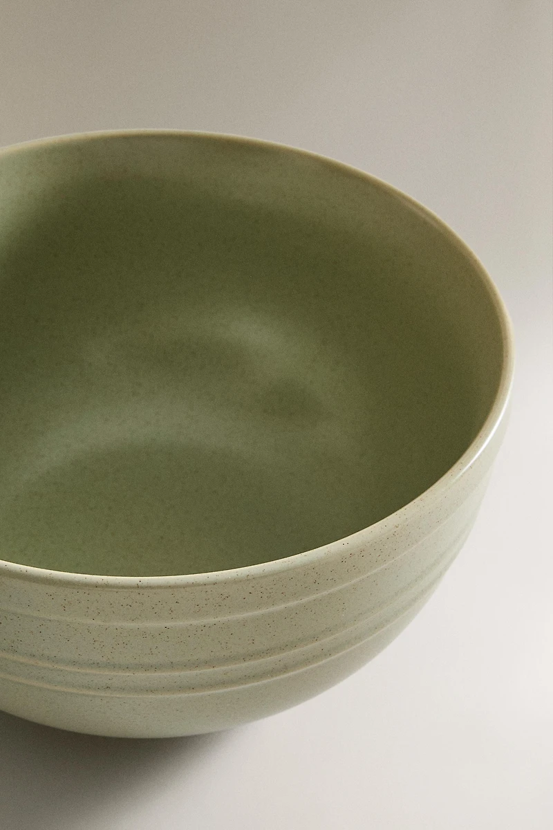STONEWARE MIXING BOWL