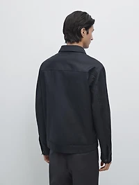 Blouson en coton mélangé
