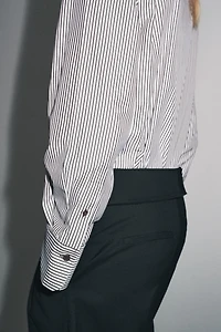 FLOWY STRIPED SHIRT ZW COLLECTION