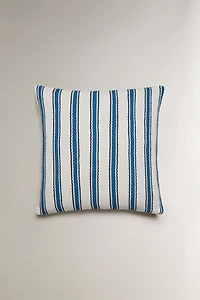 STRIPED THROW PILLOW COVER