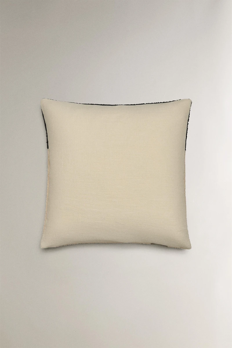 SNOWY HOUSE CHRISTMAS THROW PILLOW COVER