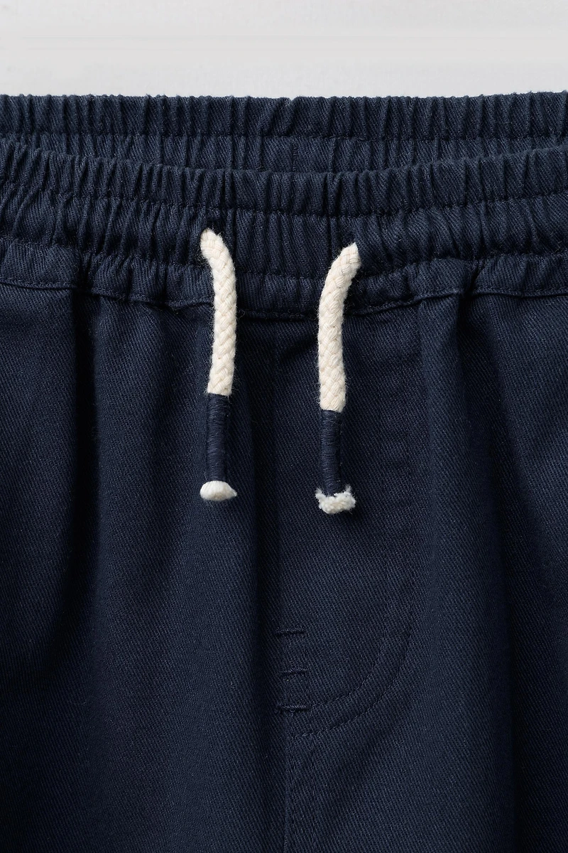 SIDE EMBROIDERED CULOTTE PANTS