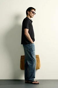 REGULAR FIT HENLEY T-SHIRT