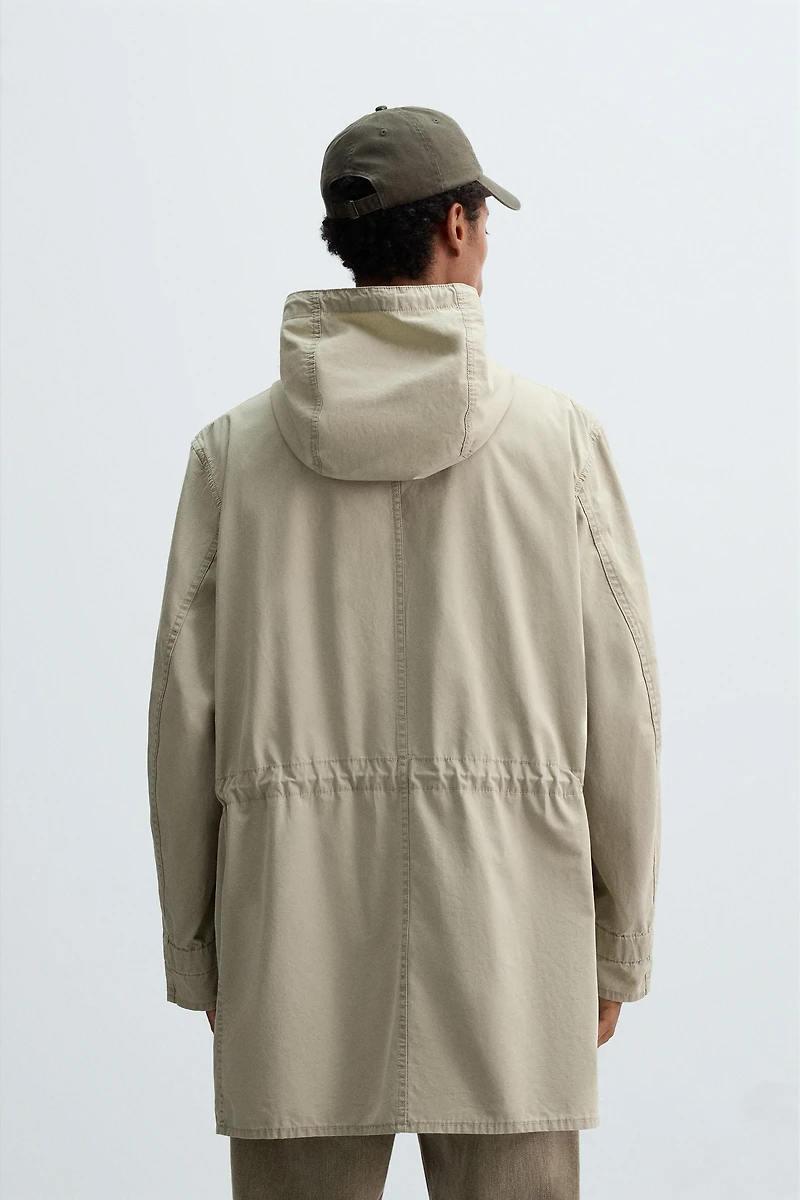 SHORT COTTON PARKA