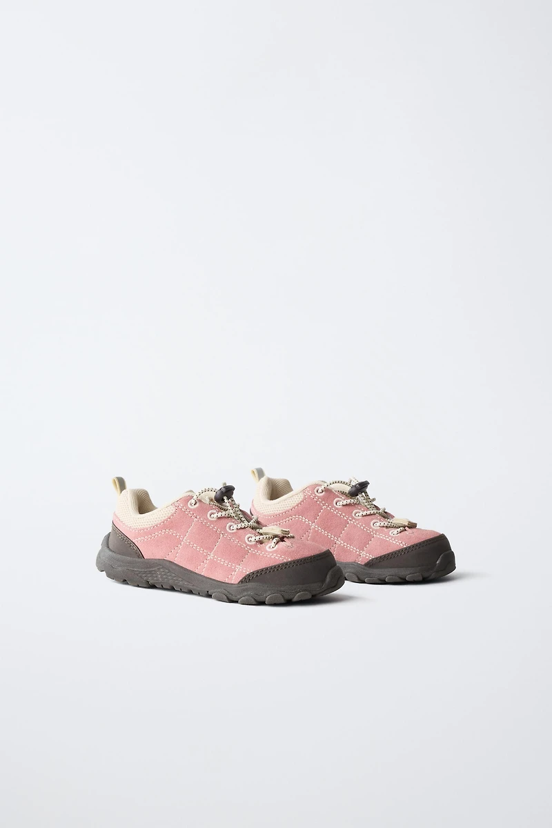 BASKET BAREFOOT EN CUIR