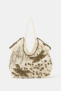 EMBROIDERED DETAIL SHOPPER