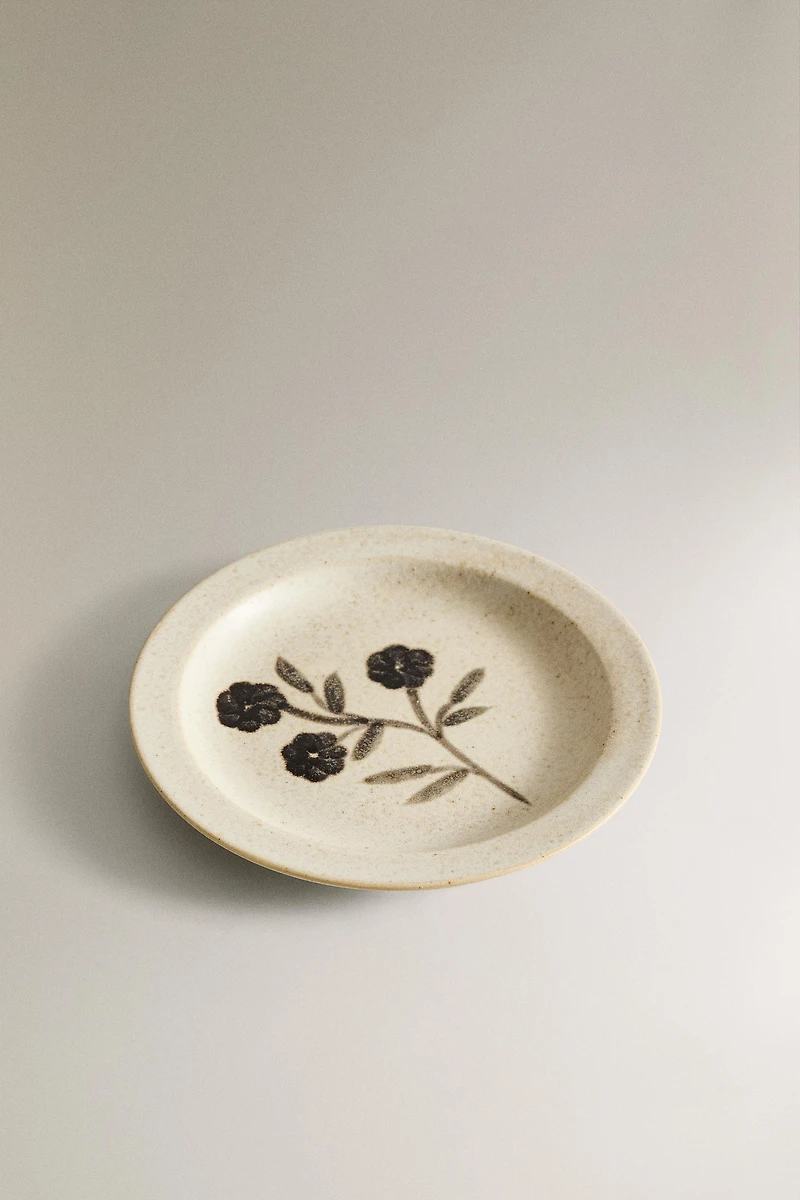 MINI FLORAL STONEWARE PLATE