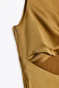 ROBE MIDI SATINÉE