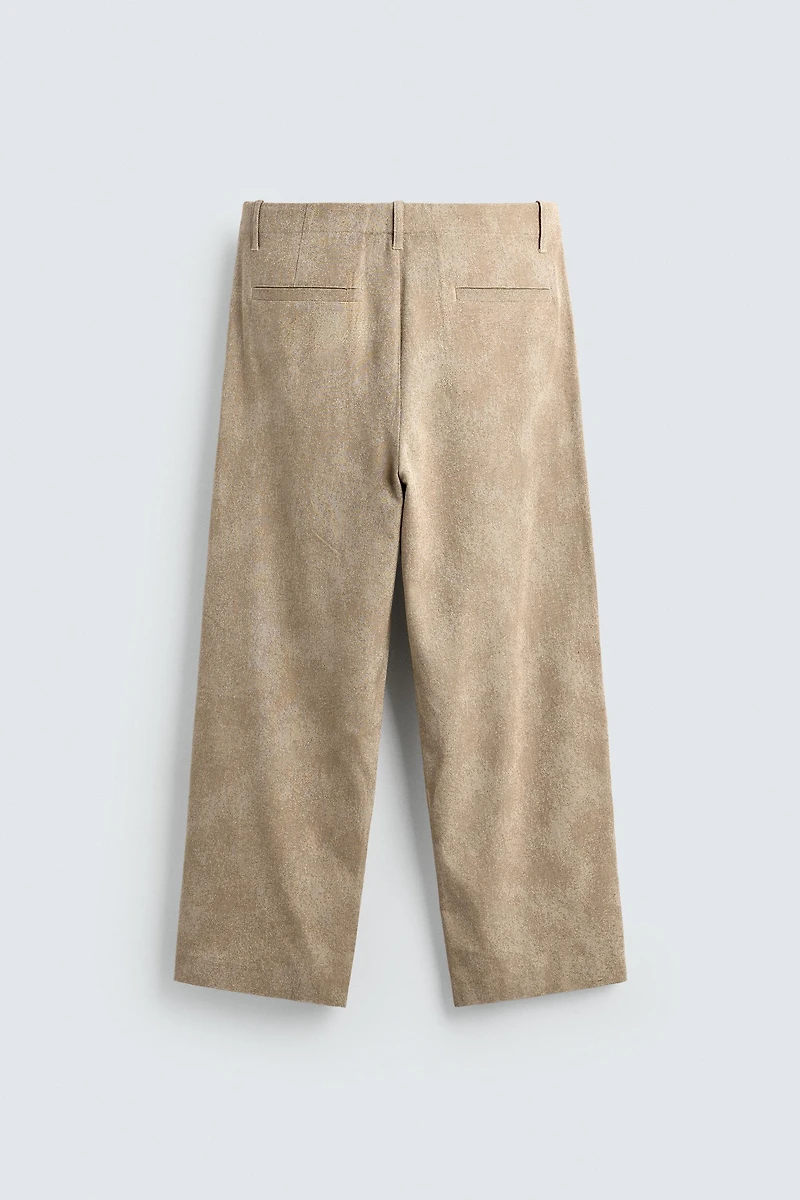 JACQUARD RELAXED FIT CHINO PANTS