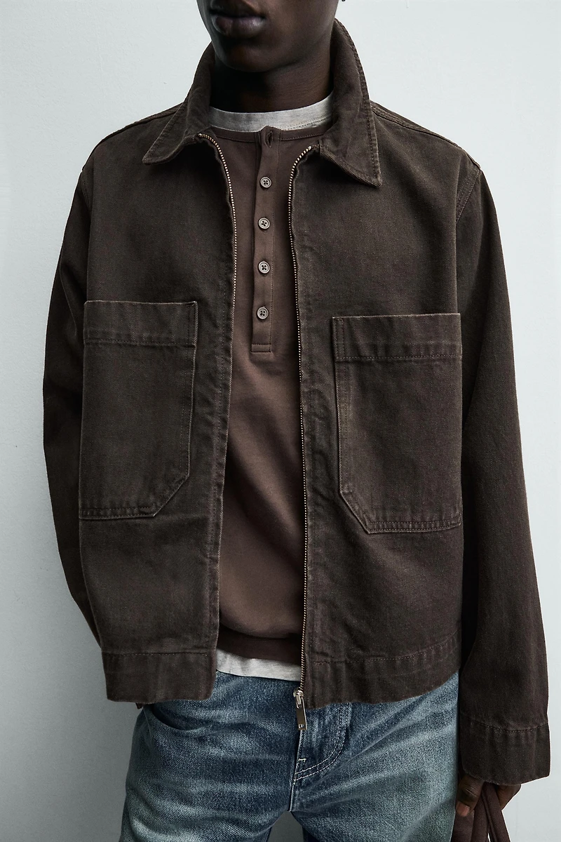 BLOUSON STRUCTURÉ À POCHES