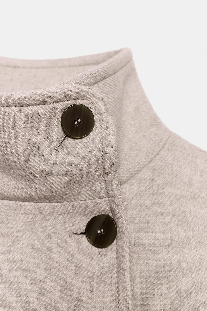 MANTEAU OVERSIZE COL MONTANT ZW COLLECTION ÉDITION LIMITÉE