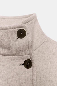 MANTEAU OVERSIZE COL MONTANT ZW COLLECTION ÉDITION LIMITÉE