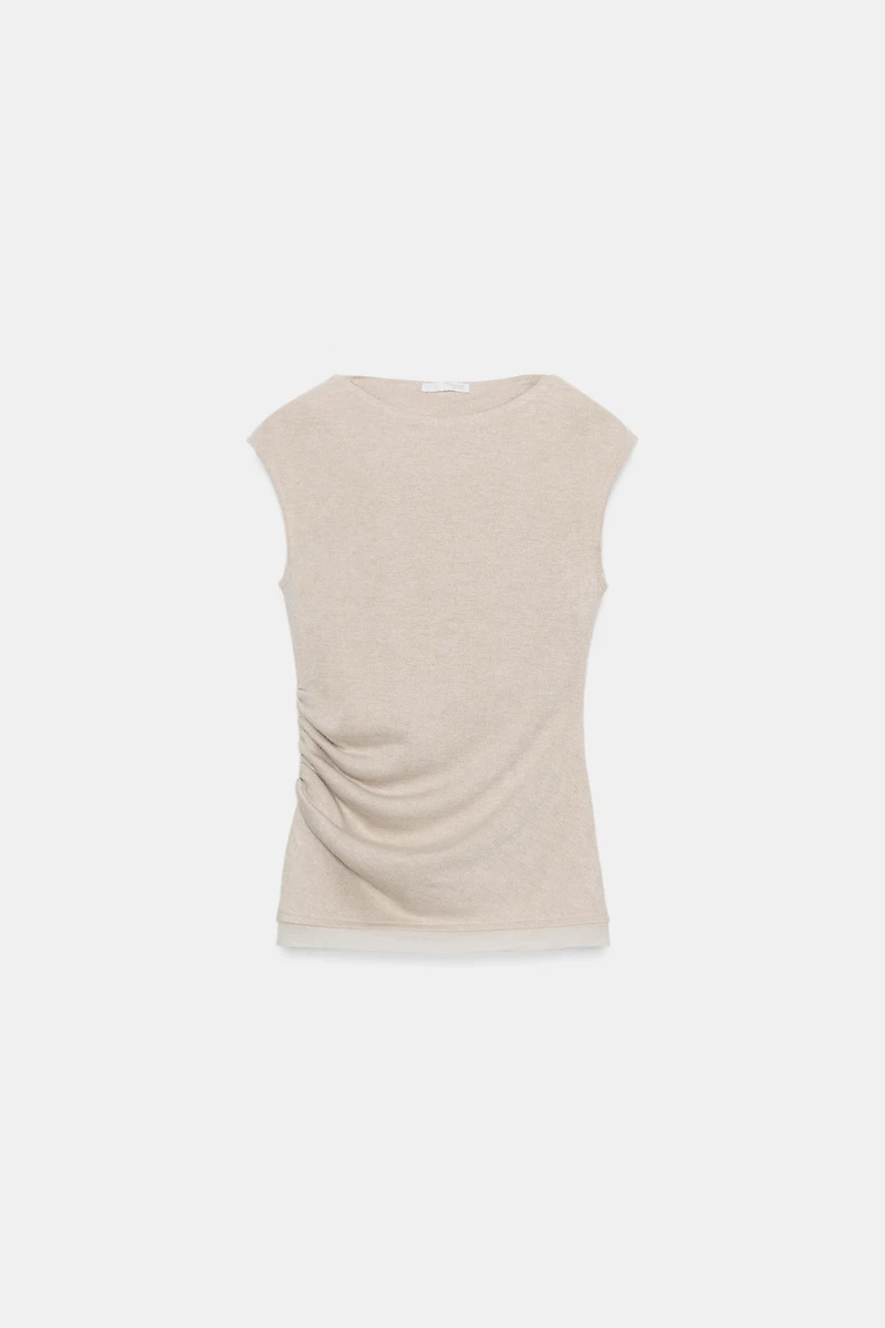 DRAPED SOFT TOP