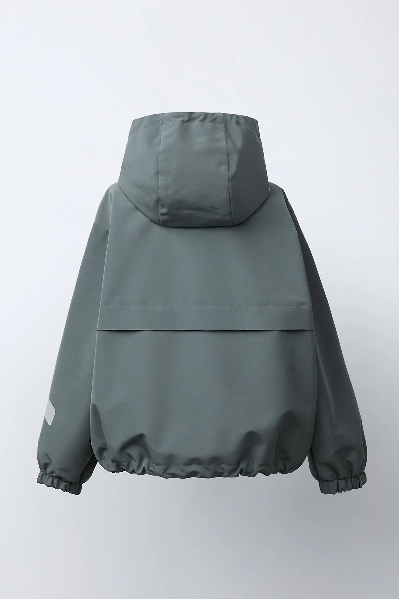 WATER REPELLENT TEXT JACKET