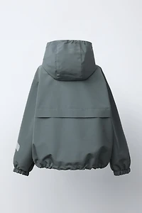 WATER REPELLENT TEXT JACKET