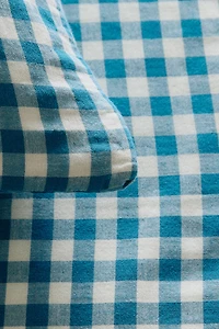 KIDS' CHECKED CHIFFON DUVET COVER