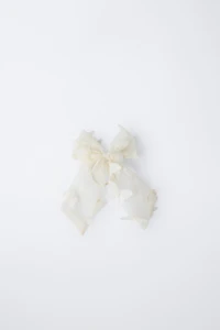 BUTTERFLY BOW BARRETTE HAIR TIE