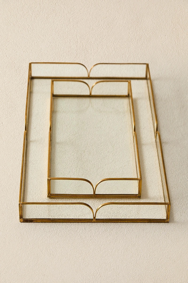 PLATEAU VERRE RECYCLABLE ET MÉTAL