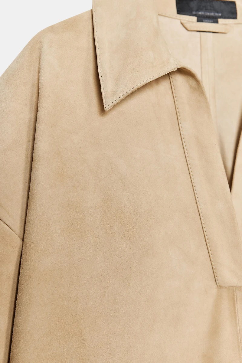 SUEDE LEATHER DRESS ZW COLLECTION LIMITED EDITION