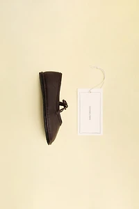 LEATHER BALLET FLATS