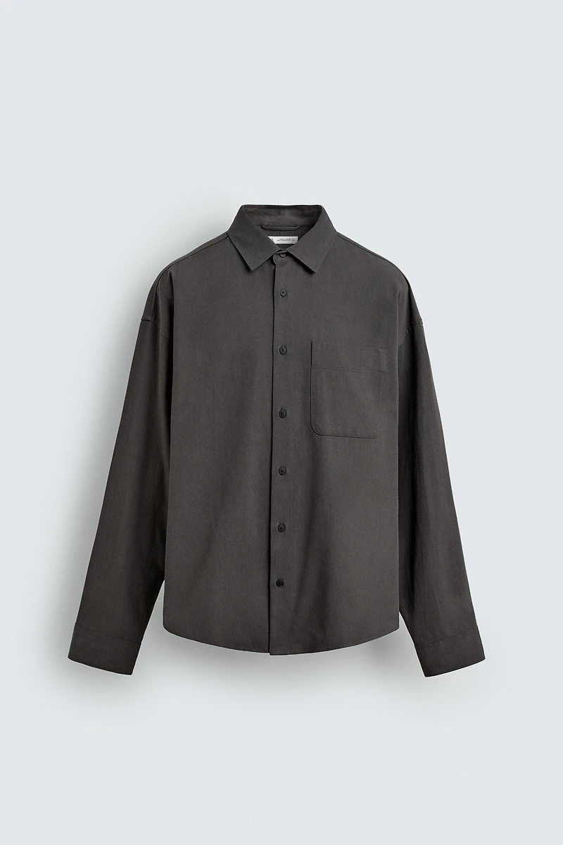 CHEMISE FLUIDE COUPE DÉCONTRACTÉE
