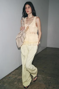 ZW COLLECTION EMBROIDERED ROMANTIC TOP