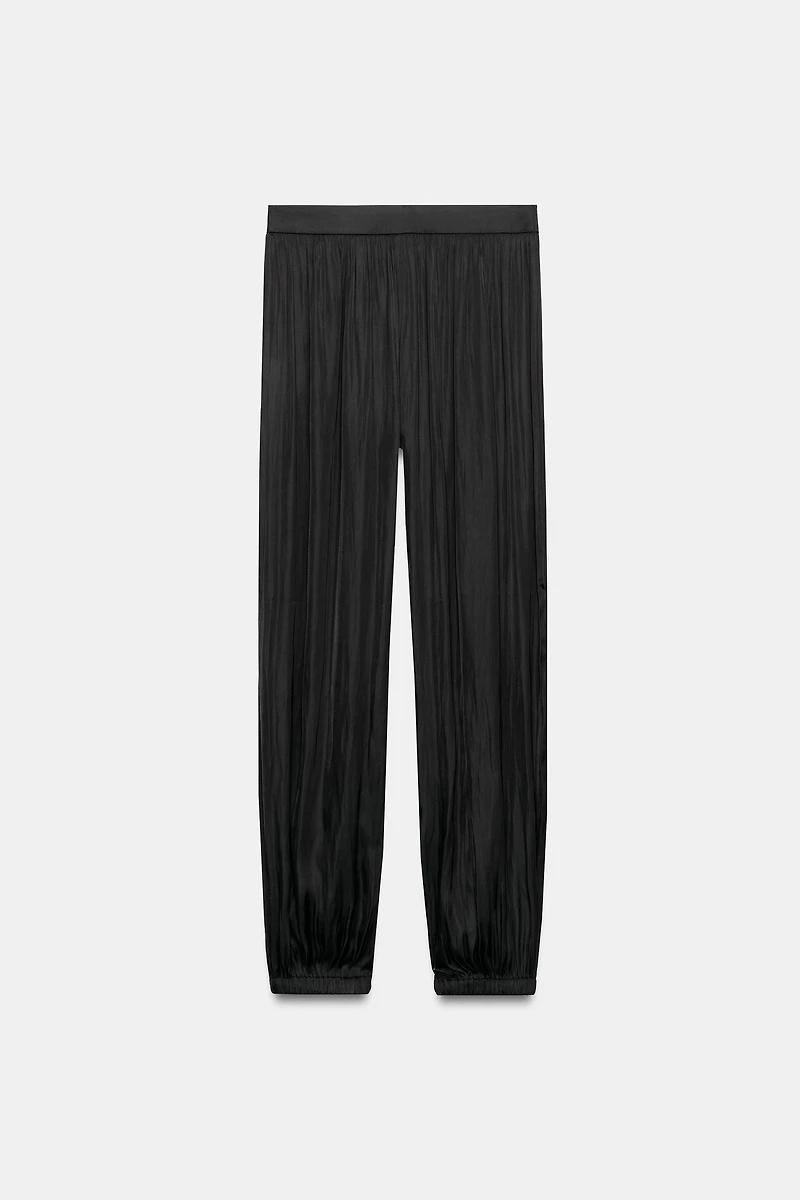 SATIN EFFECT BALLOON PANTS