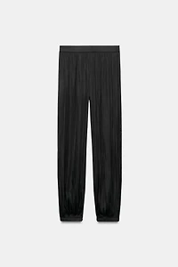 SATIN EFFECT BALLOON PANTS