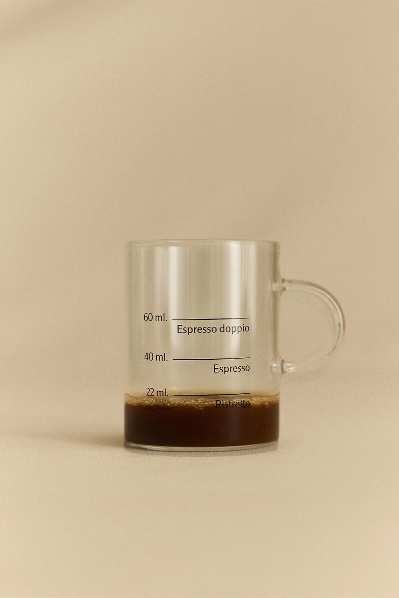 BOROSILICATE GLASS MUG WITH SILK SCREEN