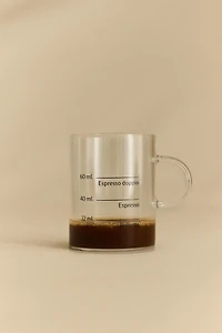 BOROSILICATE GLASS MUG WITH SILK SCREEN