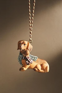 DOG PAIR CHRISTMAS TREE ORNAMENT
