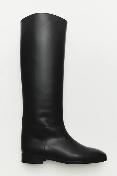 Knee-high leather boots - Made Spain