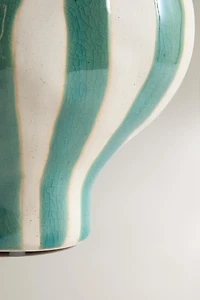 IRREGULAR CERAMIC DECORATIVE VASE
