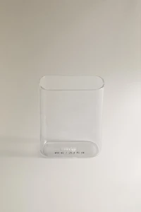 VERRE BROSSE À DENTS BOROSILICATE LETTRES