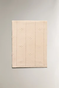 BABY OPENWORK COTTON BLANKET