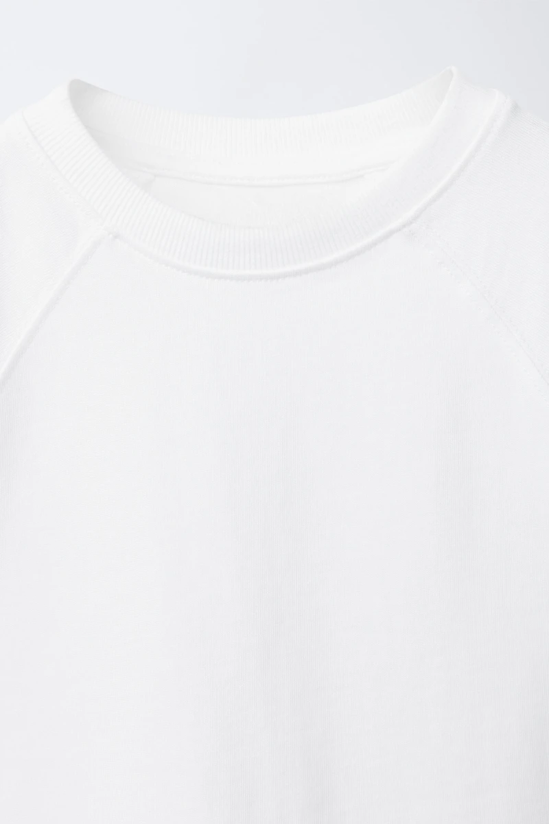 PLAIN RAGLAN SLEEVE T-SHIRT