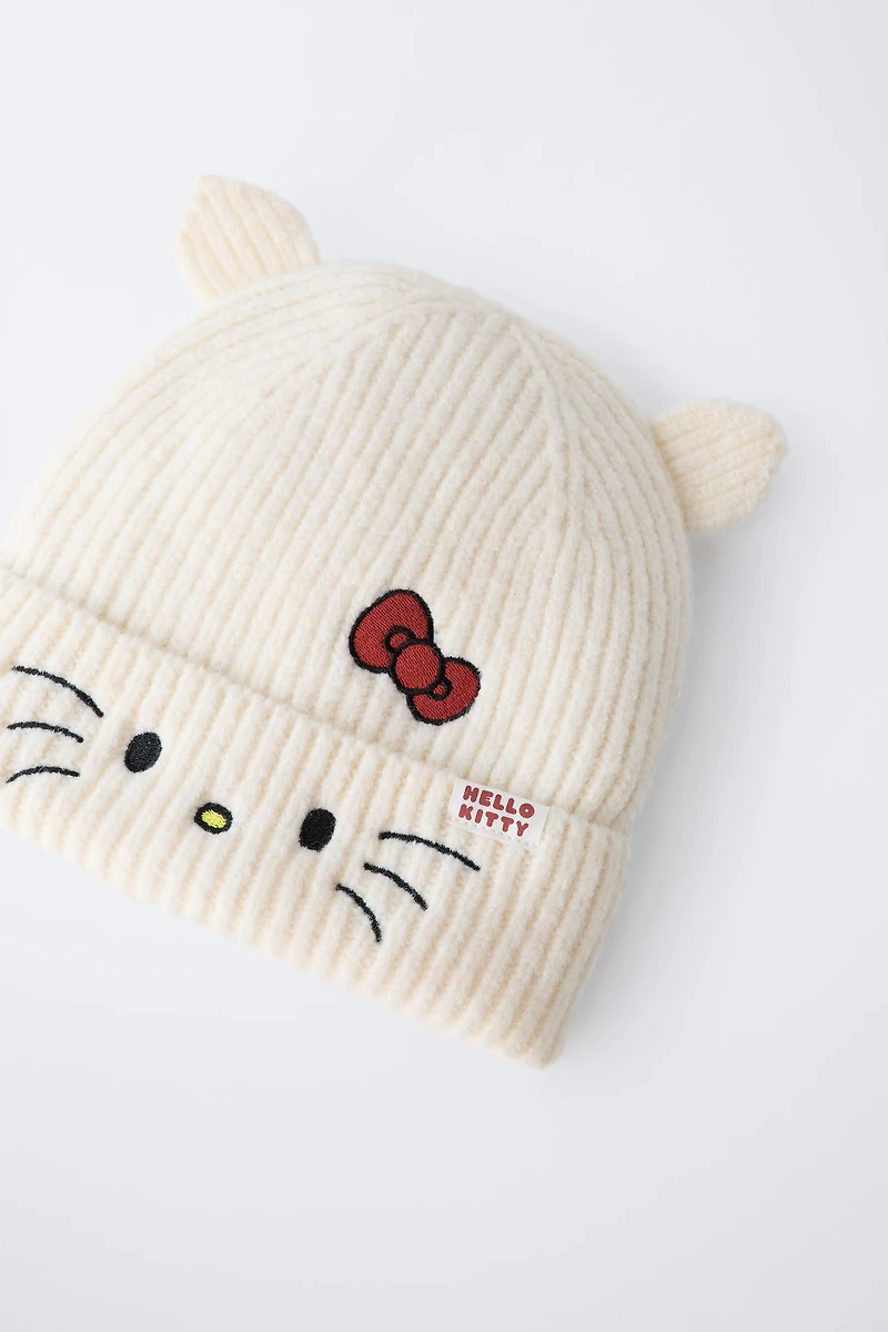 BONNET EN MAILLE HELLO KITTY © SANRIO