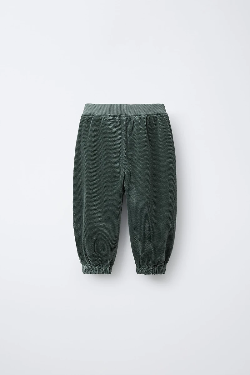 CORDUROY JOGGER PANTS