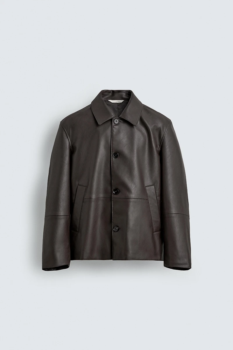 SURCHEMISE REGULAR FIT MATIÈRE SYNTHÉTIQUE