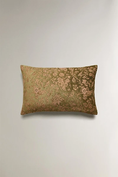 HOUSSE DE COUSSIN FLEURS