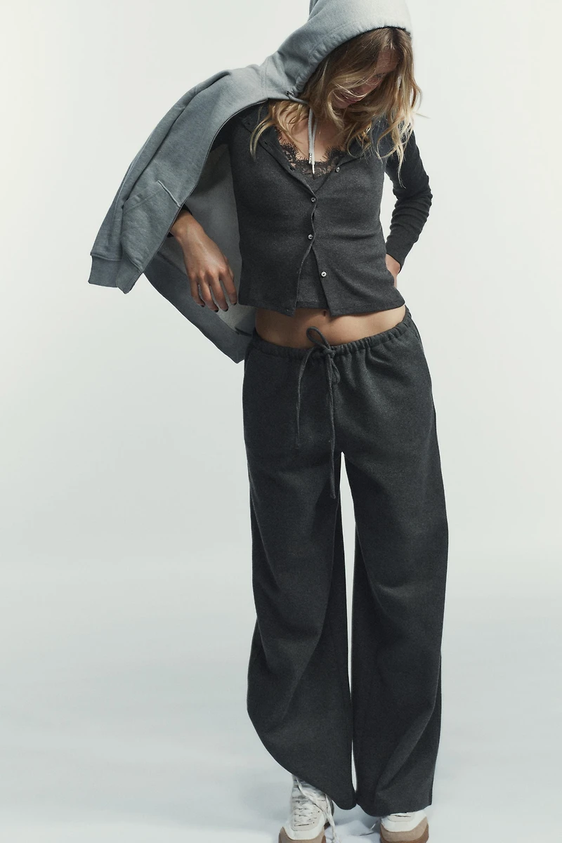 VESTE TOP COMBINÉE DENTELLE