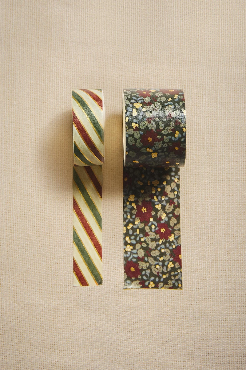 SET OF CHRISTMAS ADHESIVE TAPES (SET OF 2)