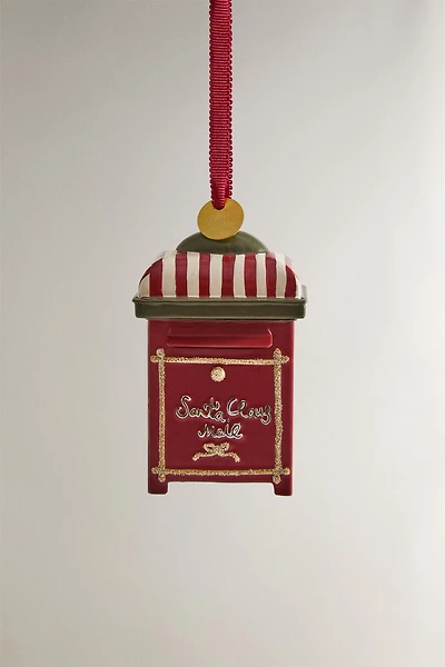 DÉCORATION SAPIN BOÎTE AUX LETTRES PÈRE NOËL NOËL