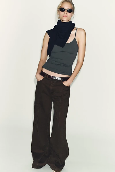 POLYAMIDE SPAGHETTI STRAP CAMISOLE